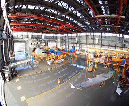 First made-in-China Airbus assembled