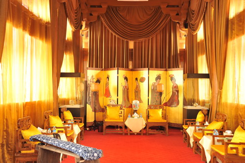 Architectural features of Pavilion<BR>