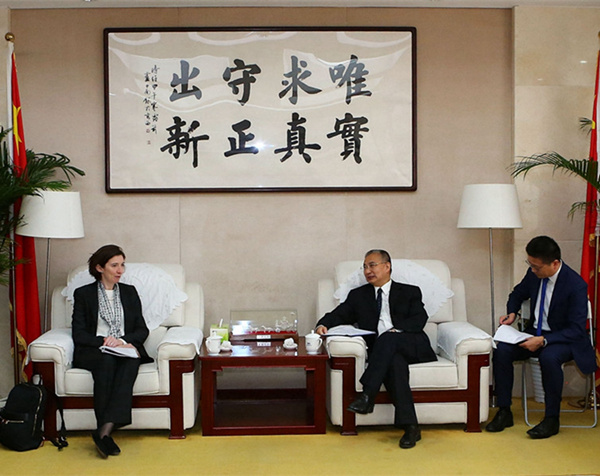 DRC Vice-President meets with UK DFID’s director-general for country programs