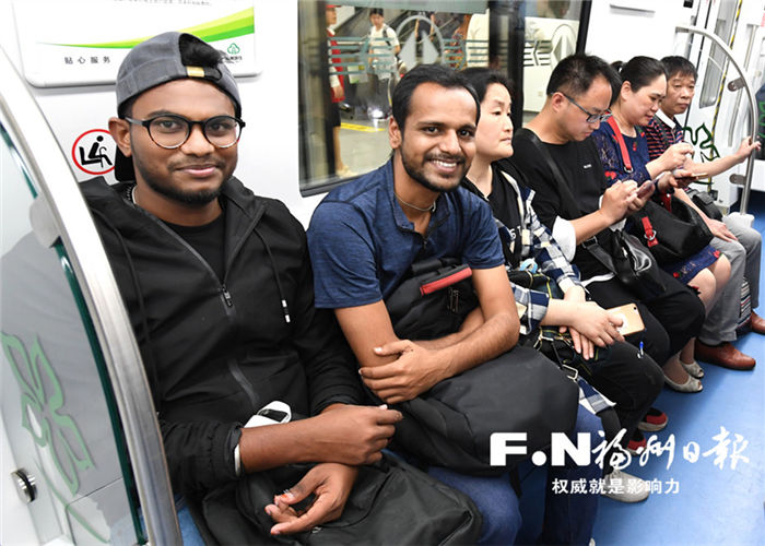 Metro line 2 trail runs in Fuzhou