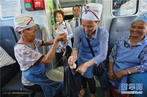 Slow train brings hope to impoverished residents