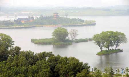 Waste landfill transformed to ecological park