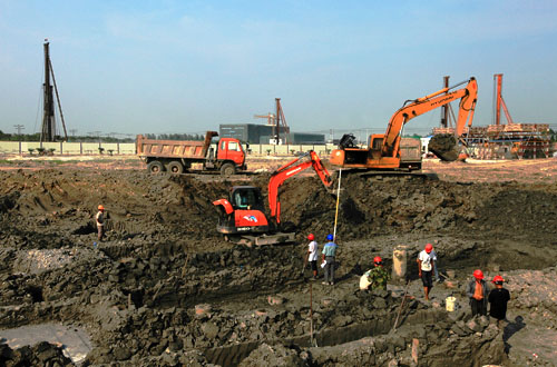 Finance Park in Business City in construction Ⅰ