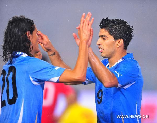 China loses to Uruguay 0-4 in friendly match