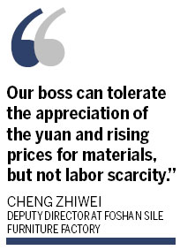 Small city feels burden left by fleeing workers