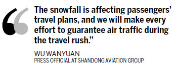 Cold snap disrupts festival travel rush