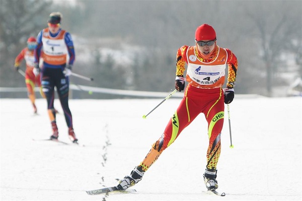 China’s female team triumphs in cross-country skiing