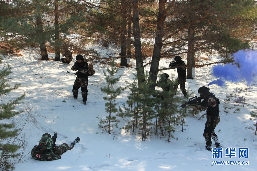 Border forces conduct exercise maneuvers in Hulunbuir