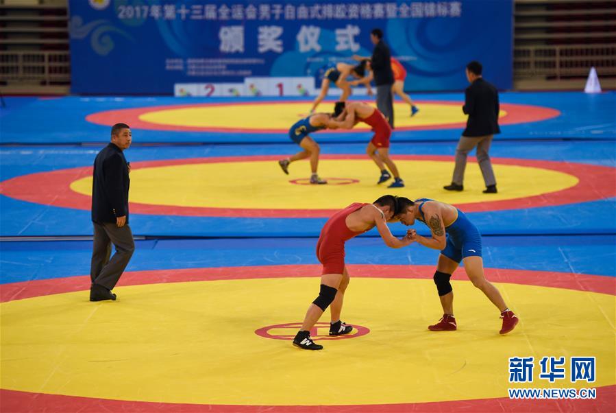 National men's freestyle wrestling qualifier held in Ulanqab