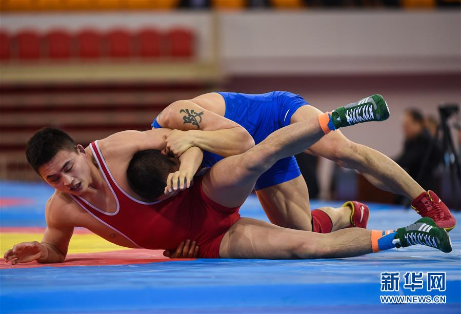 National men's freestyle wrestling qualifier held in Ulanqab