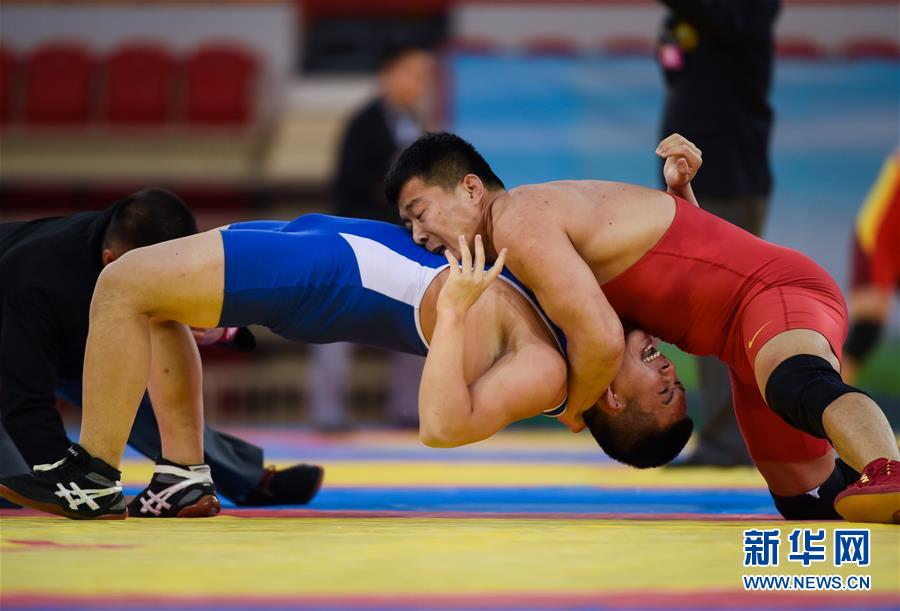 National men's freestyle wrestling qualifier held in Ulanqab