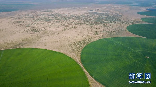 Ar Horqin turns on a green look