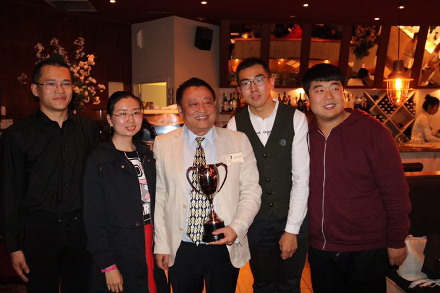 College quartet wins big Down Under