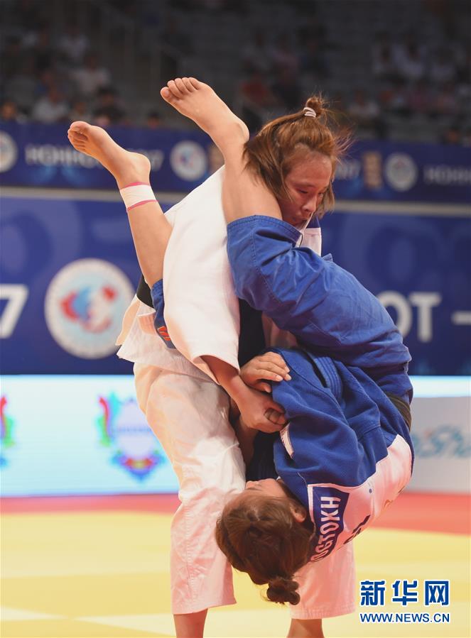Female judokas compete at Grand Prix Hohhot