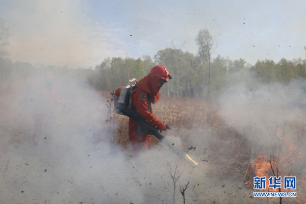 Firefighters weaken flames in northern forest