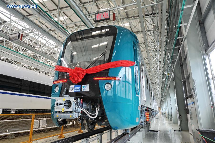 Trains made in China to serve Rio 2016 Olympic Games