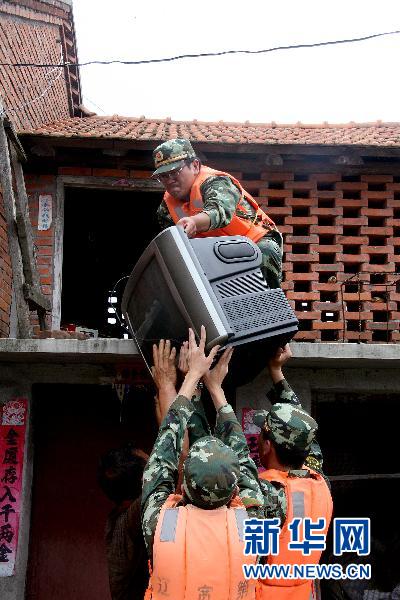 Liaoning transfers residents before the coming rain