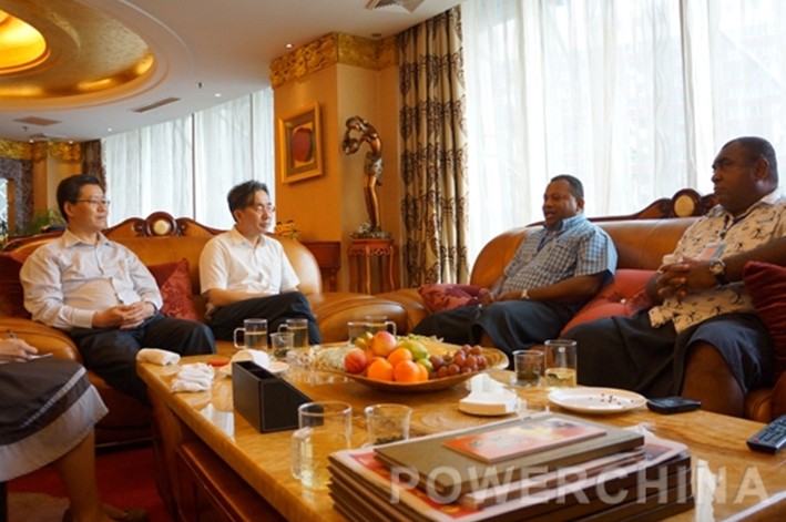Yan Zhiyong Meeting with Fiji Ministrer