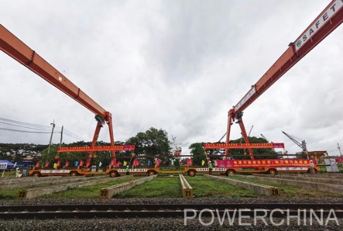 Jakarta-Bandung High-speed Line's rails arrive in Indonesia