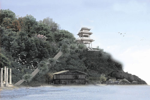 Laoshan's new pavilion seeks name