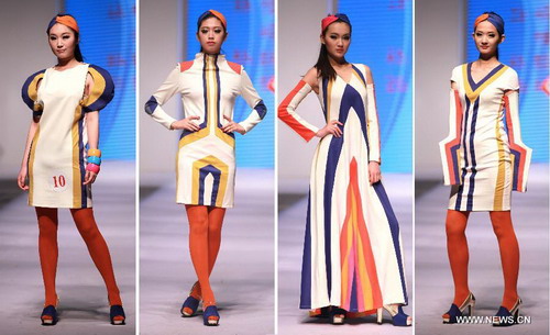 Final of knitting fashion design contest held in Qingdao