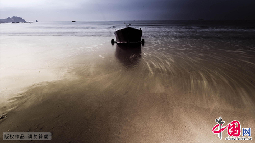 Old Stone Man Beach in China's Qingdao