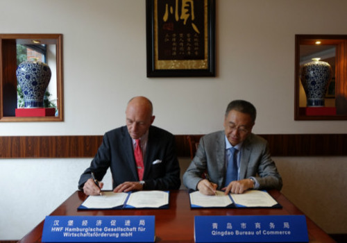 Qingdao establishes relations with Germany