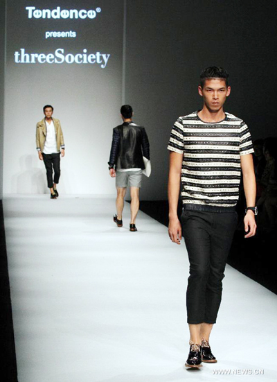 'Tendence presents threeSociety' at Shanghai Fashion Week