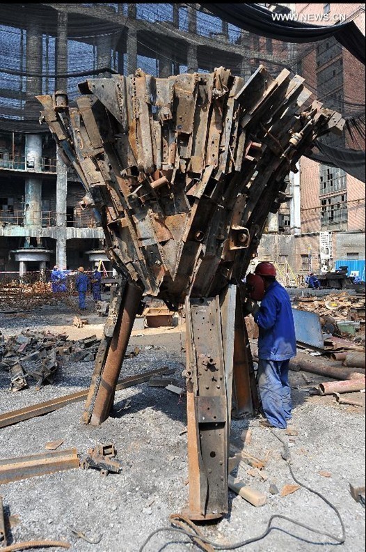 Old factory turned into art zone in Taiyuan