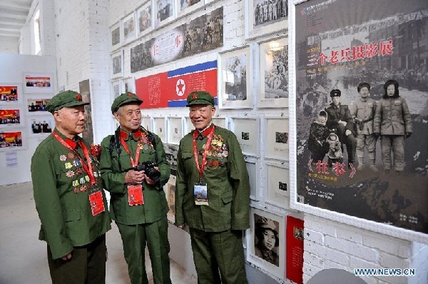Korean war veterans attend photo festival in N. China