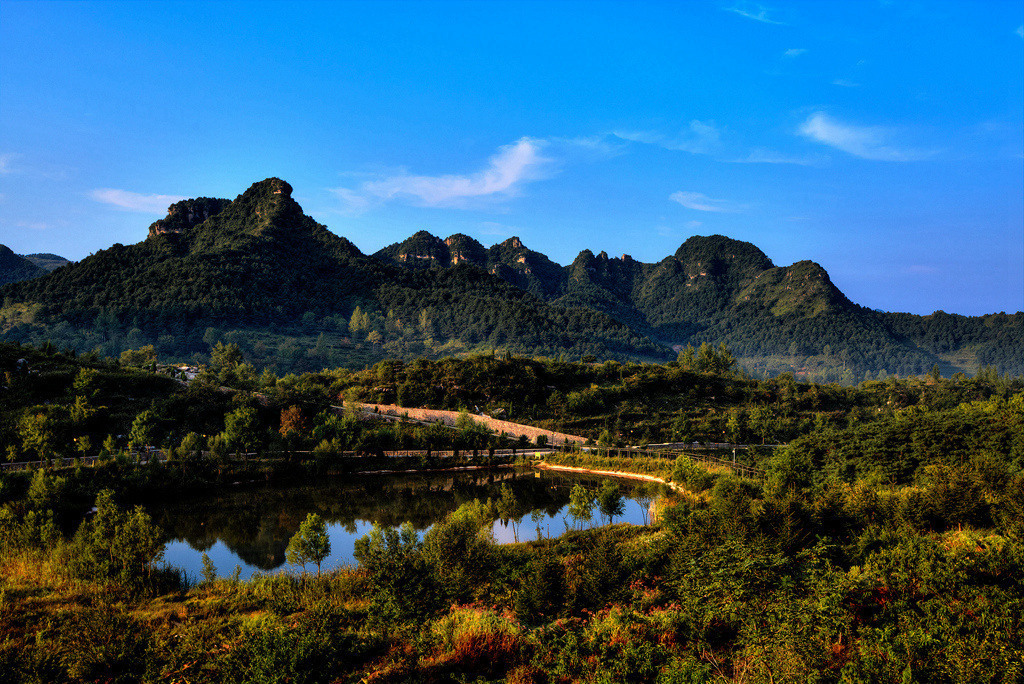Picturesque scenery at Wangmang Mountain