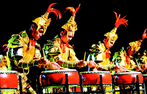 Annual percussion festival takes place in Shanxi