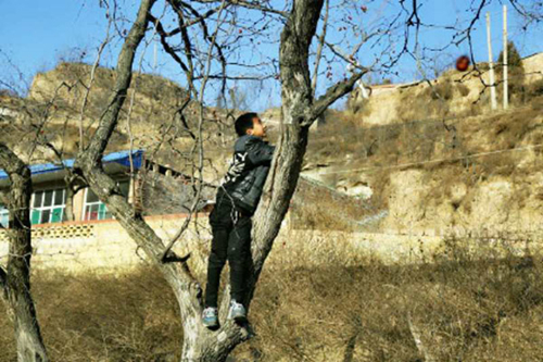 13-year-old boy is backbone of his family