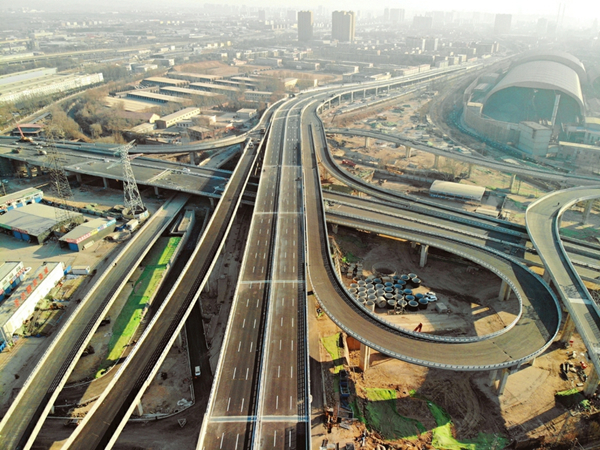 New flyover near completion in Taiyuan