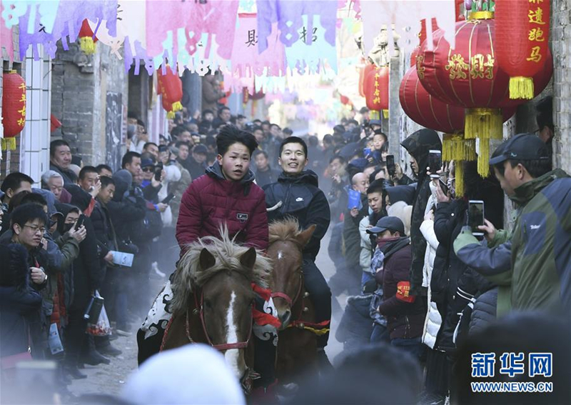 Shanxi village reproduces Tang Dynasty horse racing