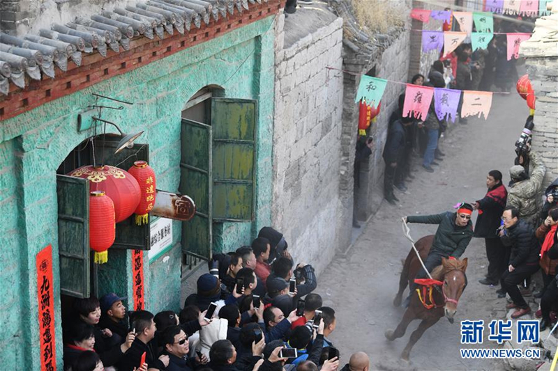 Shanxi village reproduces Tang Dynasty horse racing