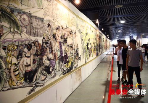 Art expo gets underway in Tai'an