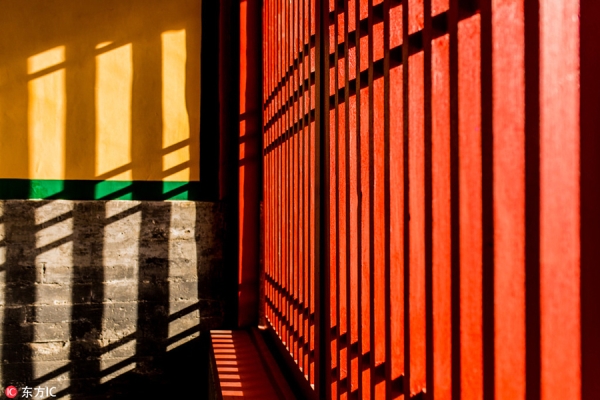 Scenery of Shenyang Mukden Palace in NE China