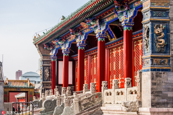 Scenery of Shenyang Mukden Palace in NE China