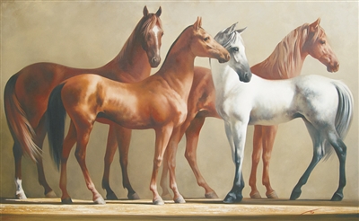 Sino-Russian oil painting exhibition opens in Shenyang