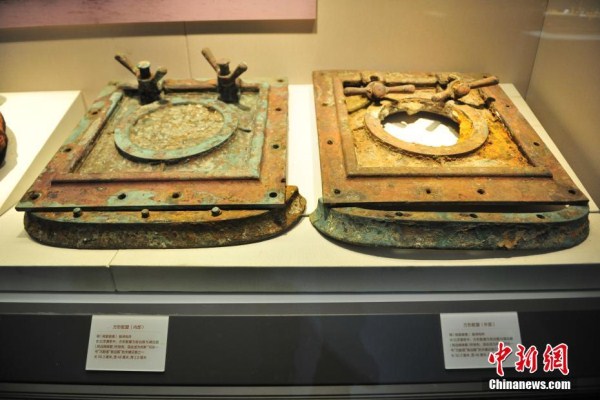 Relics from sunken Zhiyuan warship on display in NE China