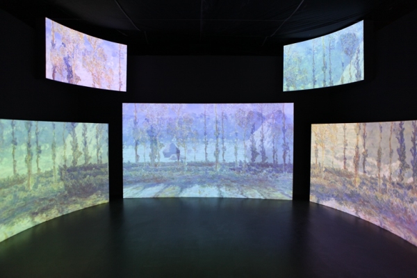 Digital Monet paintings exhibition underway in Shenyang