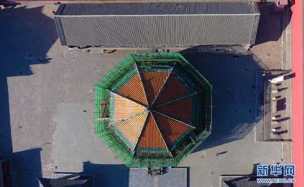 Mukden Palace undergoes repairs