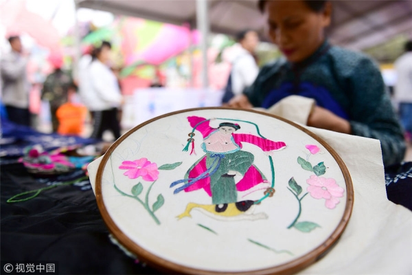 Intangible cultural heritage on display in Shenyang
