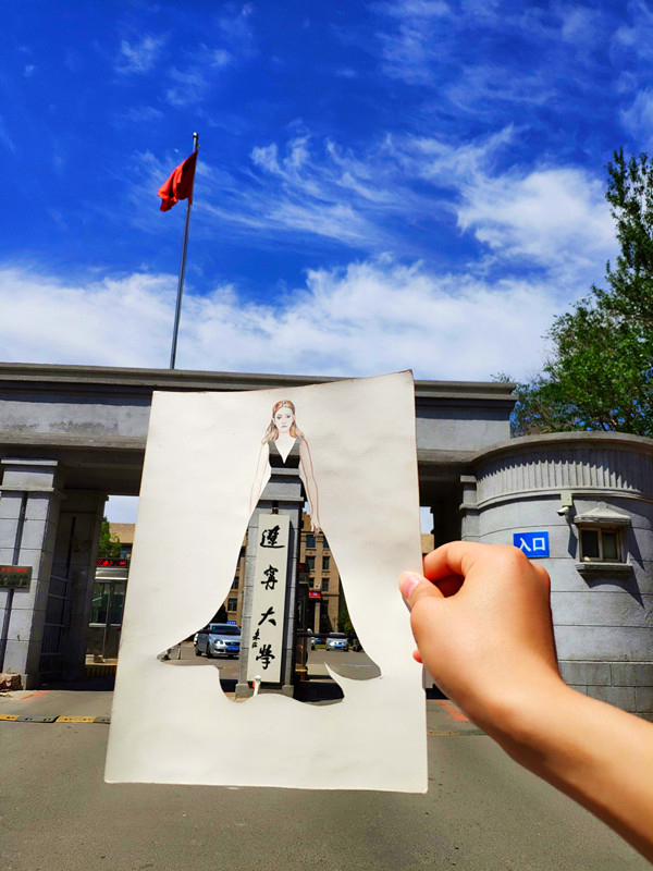 Liaoning University depicted on student’s fashion designs