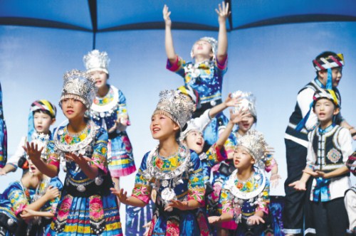 Two Shenyang children’s choirs perform in Beijing