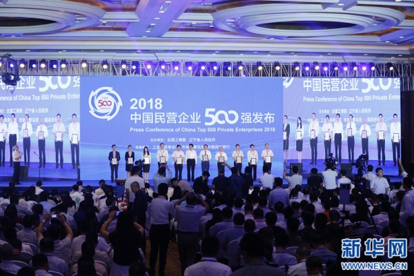 China's top 500 private firms revealed