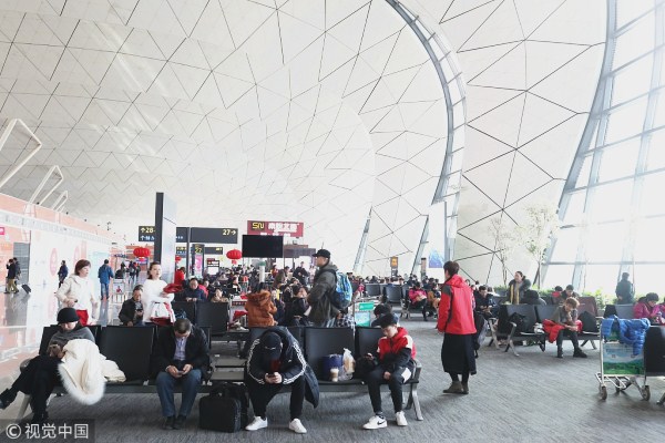 Shenyang airport boosted by Spring Festival travel rush