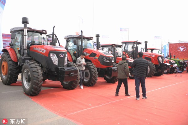 Agricultural machinery fair held in Shenyang
