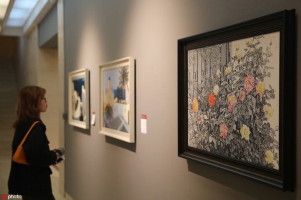 Artwork exhibition underway at Lu Xun Academy of Fine Arts